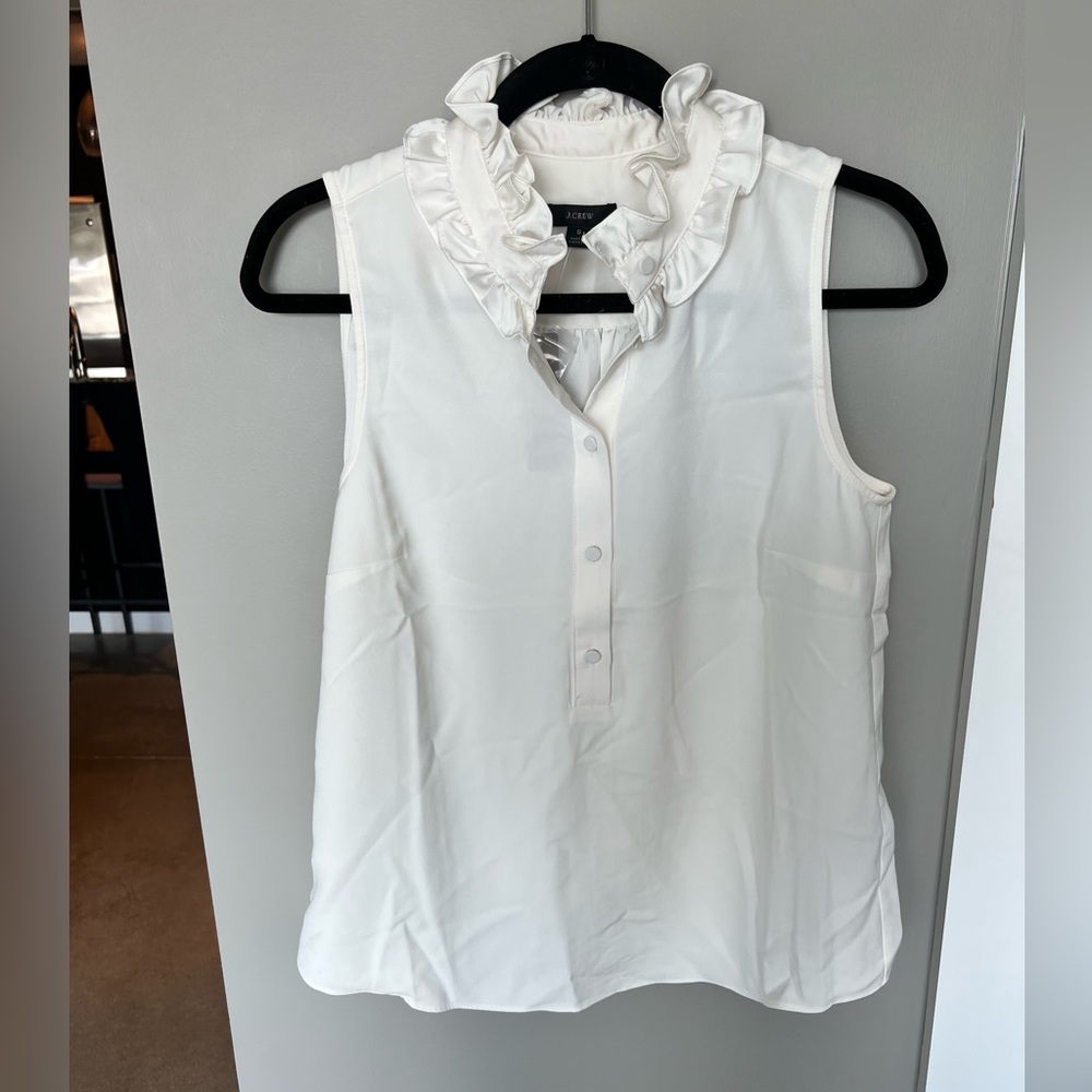 Jcrew Sleeveless Blouse
